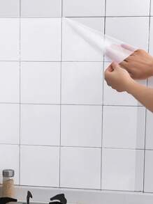 1入組寵物廚房極簡透明防油貼紙 - 無色 - 查看 3