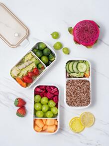 1pc Plastic Fruit Storage Box, Daily Food Storage Container For Kitchen - Pink - View 7