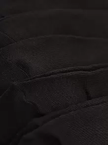 10對素色短襪 - 黑色 - 查看 4