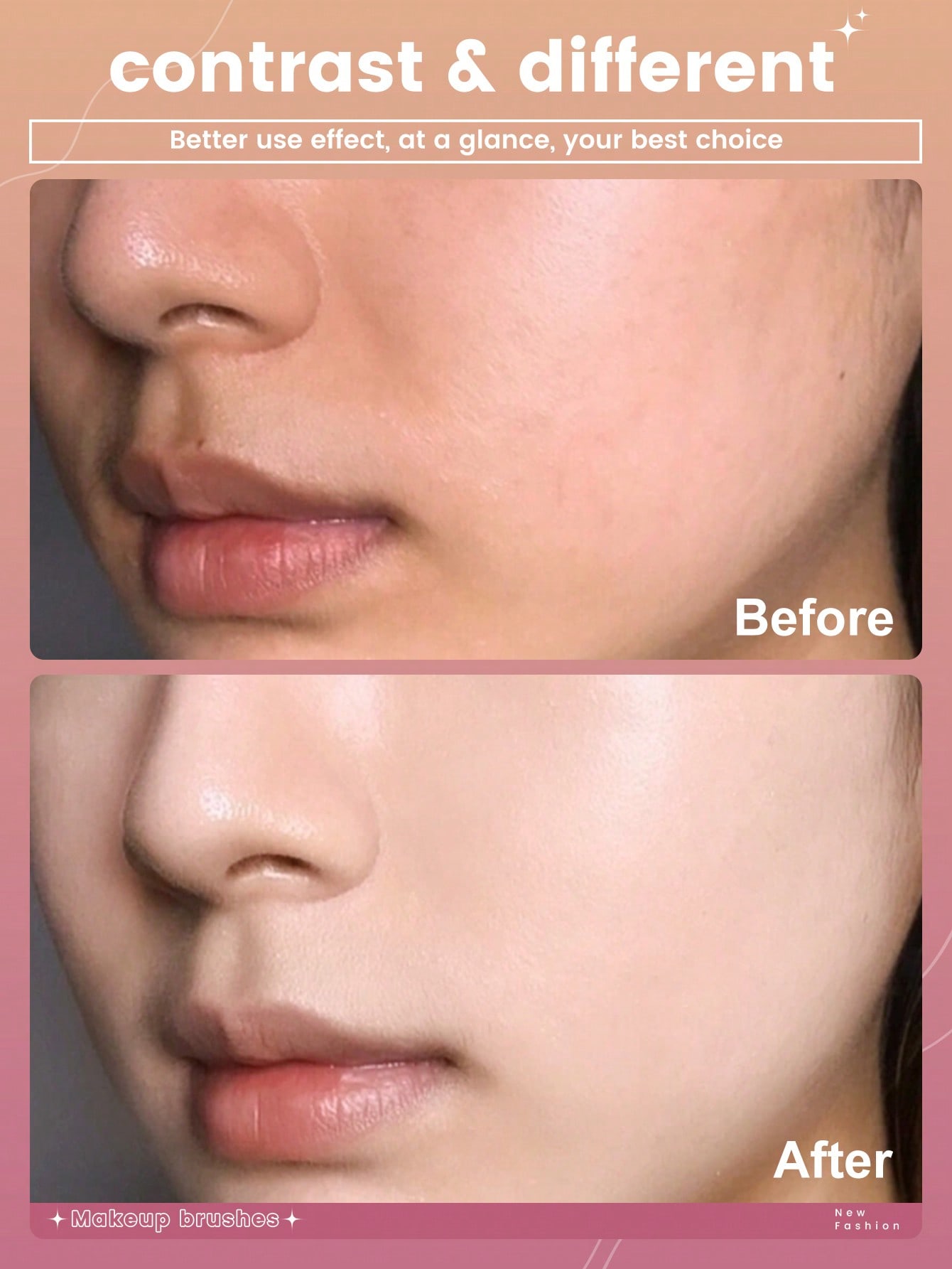 قطعة واحدة إسفنجة وفرشاة مكياج متعددة الأغراض ذات...