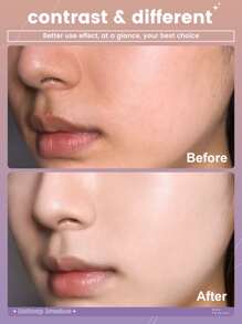 1pc Multi-Function Double Head Cosmetic Sponge, One End Is A Cosmetic Sponge, The Other End Is A Makeup Brush - Multicolor - View 3