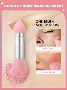 1入組雙頭海綿化妝刷