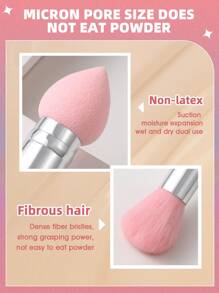 1入組雙頭海綿化妝刷