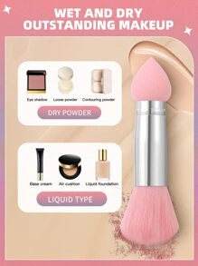 1入組雙頭海綿化妝刷