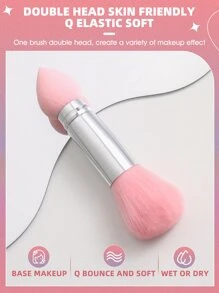 1入組雙頭海綿化妝刷