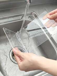 2 Cái chặn sách, chặn sách Acrylic, chặn sách chống trượt, chặn sách trong suốt cho thư viện trường học và sắp xếp để bàn, chặn sách Acrylic cho kệ sách - Trong sáng - Xem 5