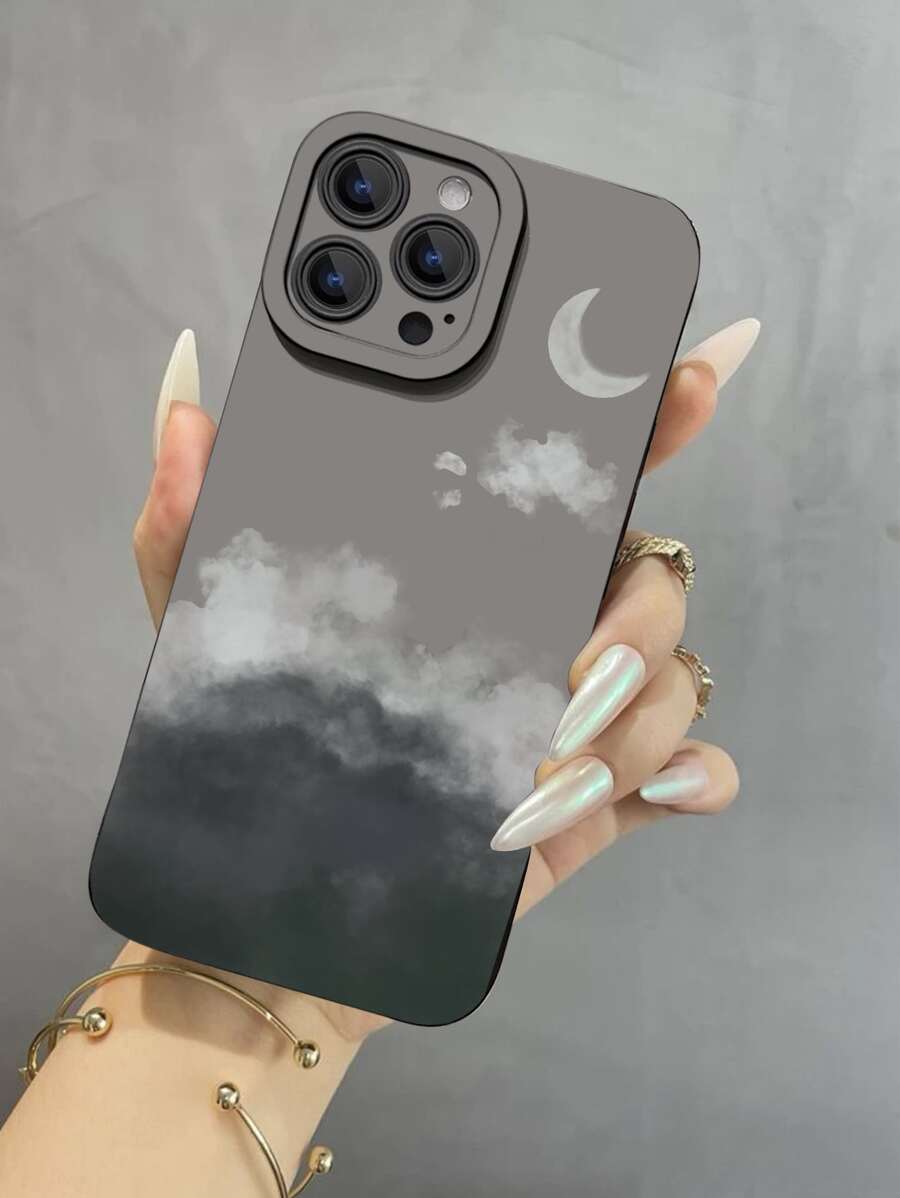 Carcasa De Teléfono Moon Mountain Tpu Suave - Multicolor - Ver 1