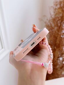 Camera Pattern Phone Case With Lanyard - Multicolor - View 3