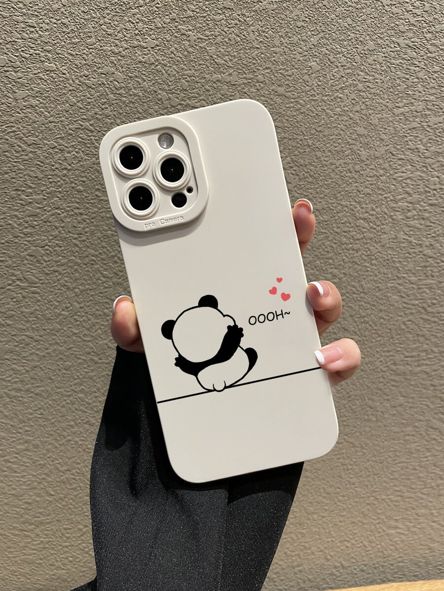 Funda para móvil con patrón de panda de dibujos animados - Multicolor - Ver 1