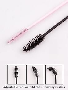 10pcs Double-ended Eyelash Brush - Multicolor - View 2