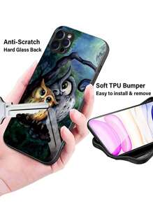 手機殼防震防刮擦，硬質殼軟TPU邊框，可適用於iPhone/Huawei/Samsung/Xiaomi/OPPO/OnePlus/Infinix - 彩色 - 查看 5
