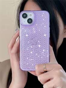Rhinestone Decor Phone Case