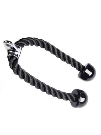 Black Pull Gym Workout Triceps Rope