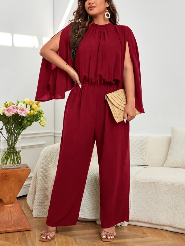 SHEIN Privé Combinaison ample manches cape