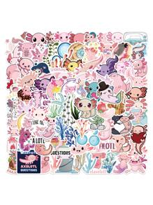 100pcs Cartoon Graphic Assorted Sticker, Cute Multi-purpose Sticker For DIY Craft, Decoration - Multicolor - View 7