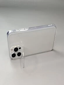 Invisible Bracket Integrated Phone Case Compatible With Iphone - Clear - View 2