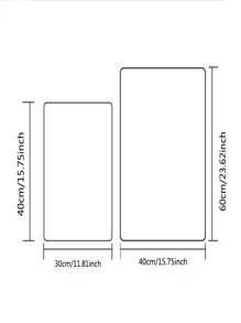 1pc Cartoon Graphic Dish Drying Mat, Black Cup Absorbent Mat, For Home - Black - View 3