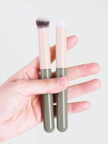 NEFOUME 2 piezas Corrector y Pincel de Labios, Set de Pinceles, Kit de Brochas de Maquillaje, Set de Brochas de Maquillaje, Kit de Maquillaje Completo, Set de Brochas de Maquillaje, Kit de Maquillaje Completo, Set de Brochas, Set de Brochas de Maquillaje, Set de Regalo de Maquillaje, Set - Multicolor - Ver 4