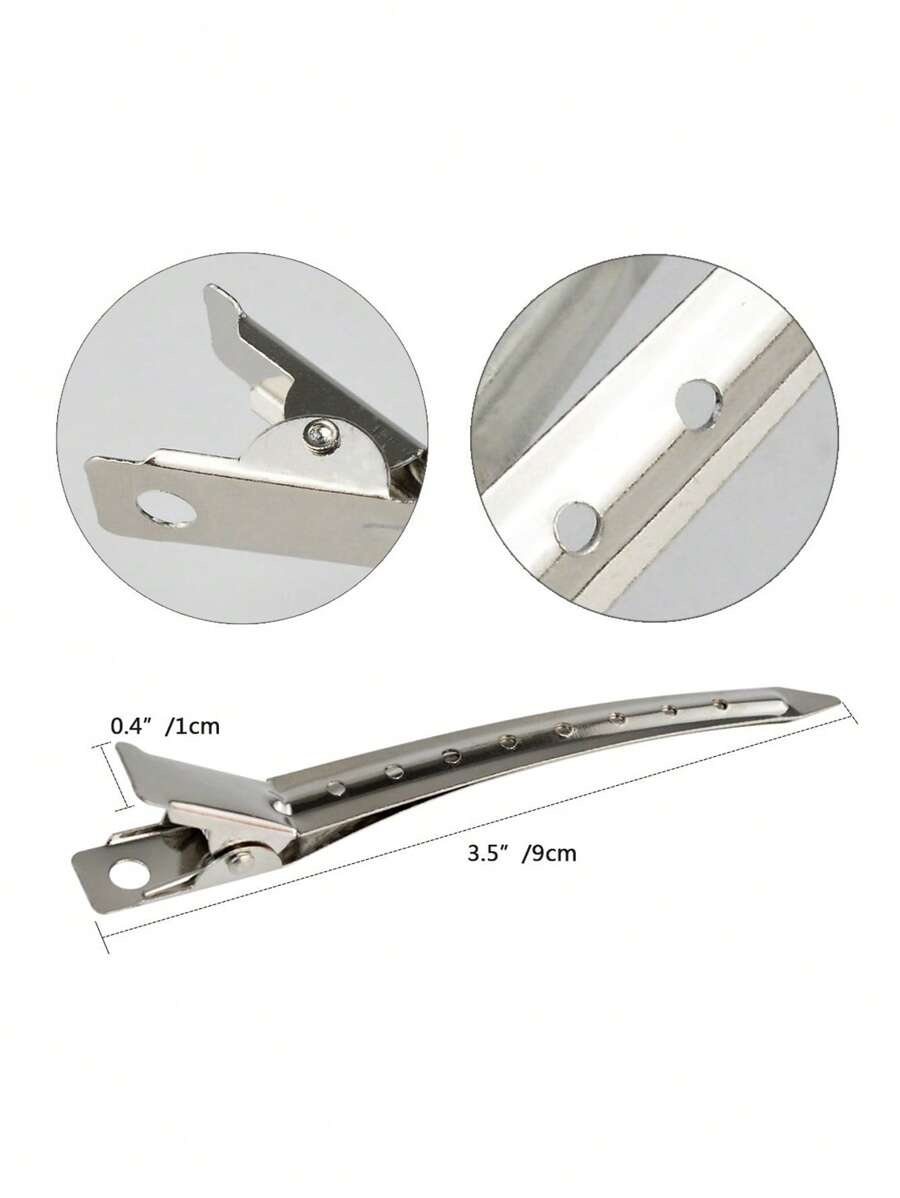 12 Packs Duck Bill Clips, Bantoye 3.5 Inches Rustproof Metal Alligator