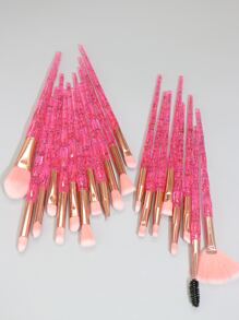 20 piezas Juego de brochas de maquillaje, Juego de brochas, Kit de brochas de maquillaje, Juego de brochas de maquillaje, Juego de maquillaje completo, Juego de brochas de maquillaje, Kit de maquillaje completo, Juego de brochas, Juego de brochas de maquillaje, Juego de regalo de maquillaje - Rosa - Ver 2