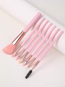 Set de 7 brochas de maquillaje, set de brochas, kit de brochas de maquillaje, set de brochas de maquillaje, set de maquillaje completo, set de brochas de maquillaje, kit de maquillaje completo, set de brochas, set de brochas de maquillaje, set de regalo de maquillaje, set - Multicolor - Ver 2