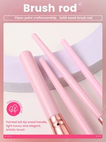 Set de 7 brochas de maquillaje, set de brochas, kit de brochas de maquillaje, set de brochas de maquillaje, set de maquillaje completo, set de brochas de maquillaje, kit de maquillaje completo, set de brochas, set de brochas de maquillaje, set de regalo de maquillaje, set - Multicolor - Ver 4