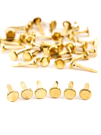 100pcs/Set Metallic Split Pin, Simple Reusable Push Pin For DIY Handmade, Decoration Back To School