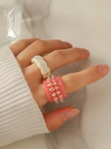 2 piezas Brackets Anillo abierto - Multicolor - Ver 2