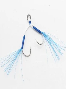10入組垂釣鉤 - 藍色 - 查看 2