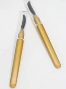 2pcs Eyelash Brush - Champagne - View 4