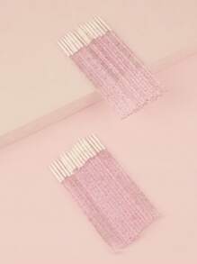 50pcs Disposable Eyeliner Brush - Hot Pink - View 1