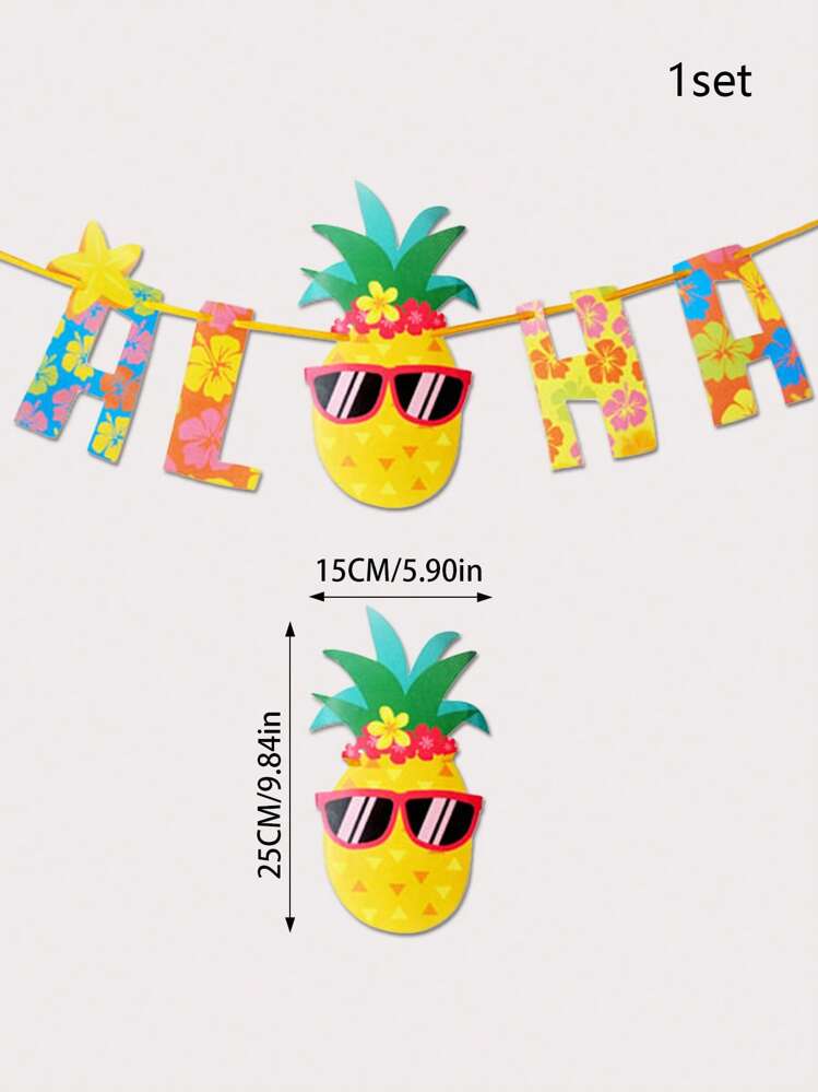 Confezione da 10 centrotavola a nido d'ape a forma di ananas da 20,3 cm, in carta velina, decorazione da appendere alla tavola, per feste tropicali hawaiane Luau, compleanni, matrimoni, feste in casa