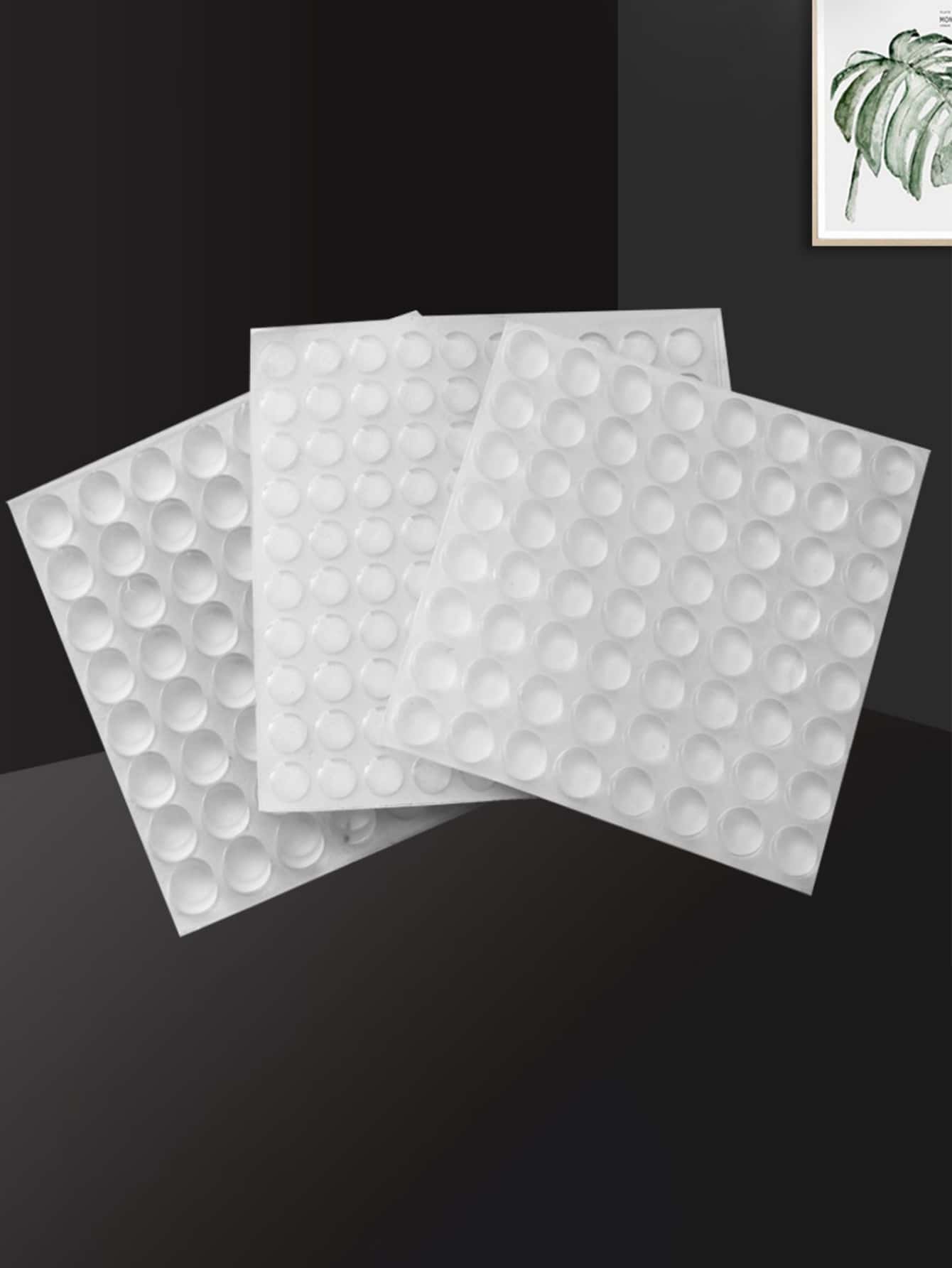 50入組/1張家用透明防撞墊門把手墊椅腿墊 - 無色 - 查看 1