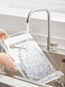 1入組透明收納塑膠可折疊桌面收納 - 無色 - 查看 6