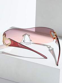 1 pezzo Vetro decorativo senza cornice in plastica per decorare le bacche estive, per l'esterno, stile preppy per il ritorno a scuola - Multicolore - Visualizzare 4