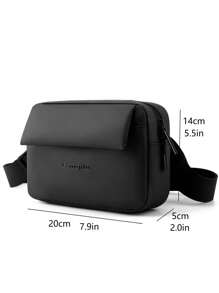 Mini Bum Bag Letter Embossed Black - Black - View 3