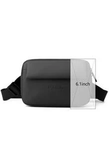 Mini Bum Bag Letter Embossed Black - Black - View 4