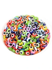 50入組/套眼睛形狀DIY珠子 - 彩色 - 查看 4