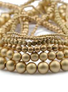 1strand Bead DIY Jewelry Accessory - Gold - View 3