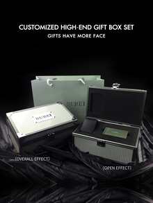 BUREI Hombres Reloj mecánico de puntero redondo fecha - Verde - Ver 6