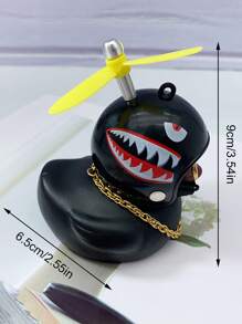 Cartoon Duck Design Car Ornament, Rubber Duck - Multicolor - View 4