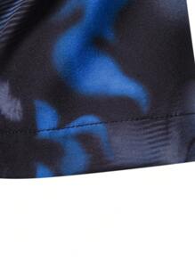 男士滿版印花前排扣襯衫 - 彩色 - 查看 7