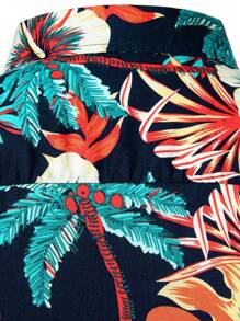 NITAGUT Áo sơ mi Nam Nút phía trước Nhiệt đới Boho - Nhiều màu - Xem 4