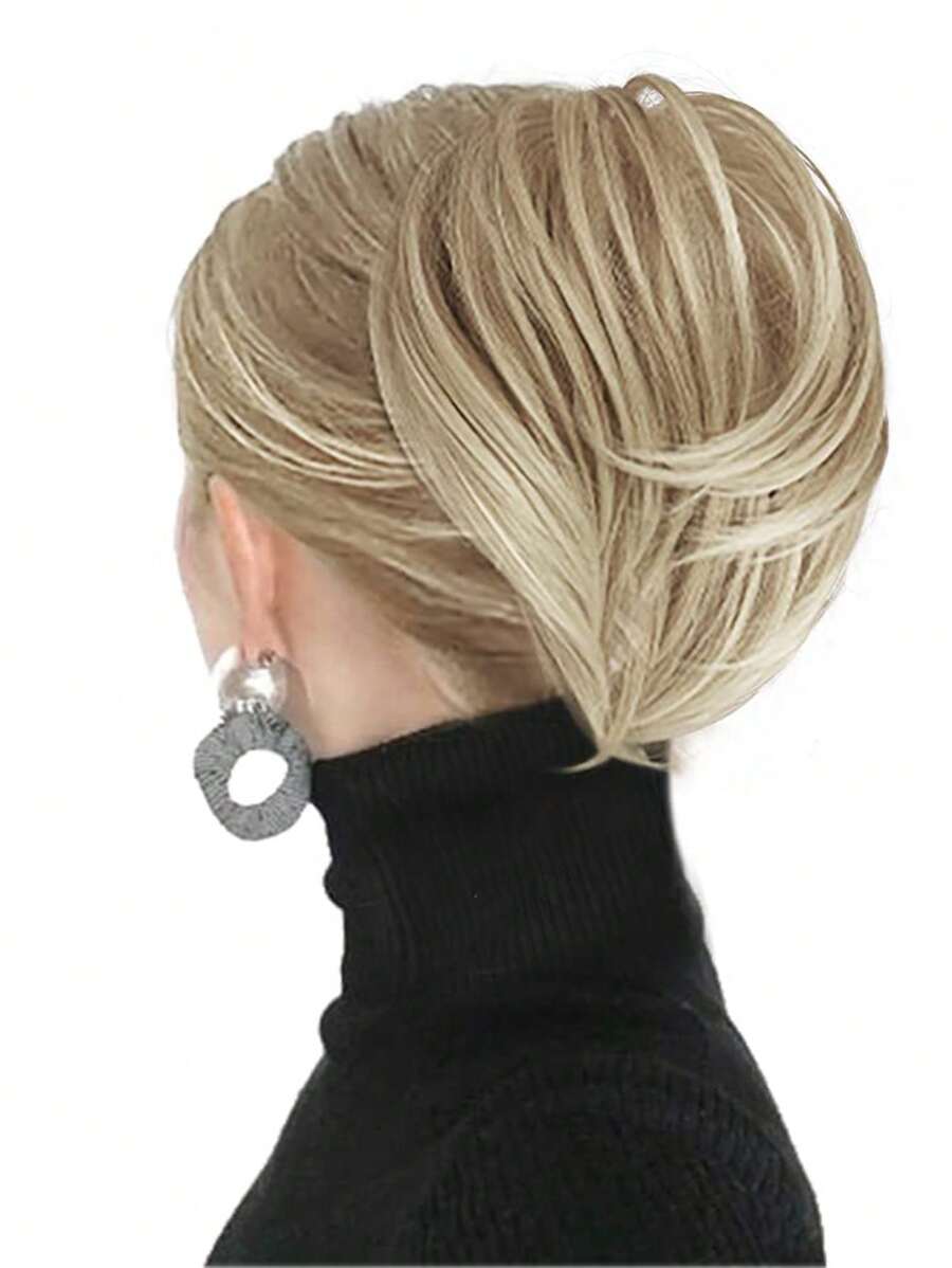 短直筒馬尾合成纖維接髮 - 彩色 - 查看 1