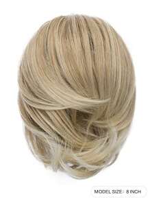 短直筒馬尾合成纖維接髮 - 彩色 - 查看 2