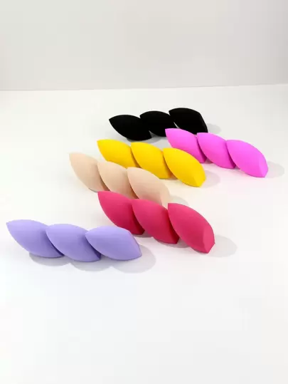 baopinger 3 esponjas faciales ovaladas negras de doble corte, transpirables y fáciles de llevar, utilizadas para maquillaje facial seco y húmedo mezclado con loción, herramienta de maquillaje preferida, libre de líquido, crema y polvo, maquillaje, barato, decoración de habitación, tocador, viaje, dormitorio, accesorios de maquillaje, borla, difuminador de maquillaje, borla de polvo, esponja de maquillaje, barato, rellenos de calcetines, maquillaje, herramientas de maquillaje, cosas baratas, regalos, regalos para mujeres, regalos de Navidad, sorteos, viaje, cosas baratas, artículos esenciales de viaje