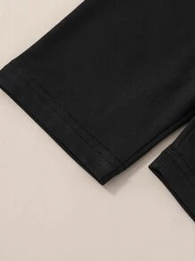 小女童冰淇淋刺繡騎行褲