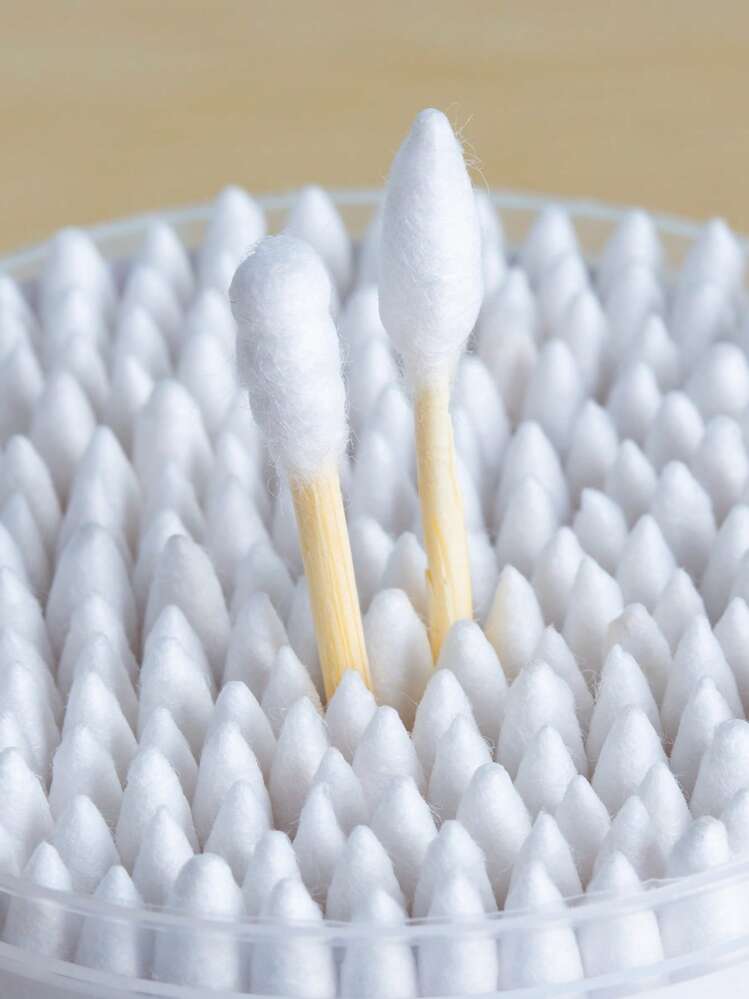 NEFOUME 200pcs Double-sided Swab - White - View 3