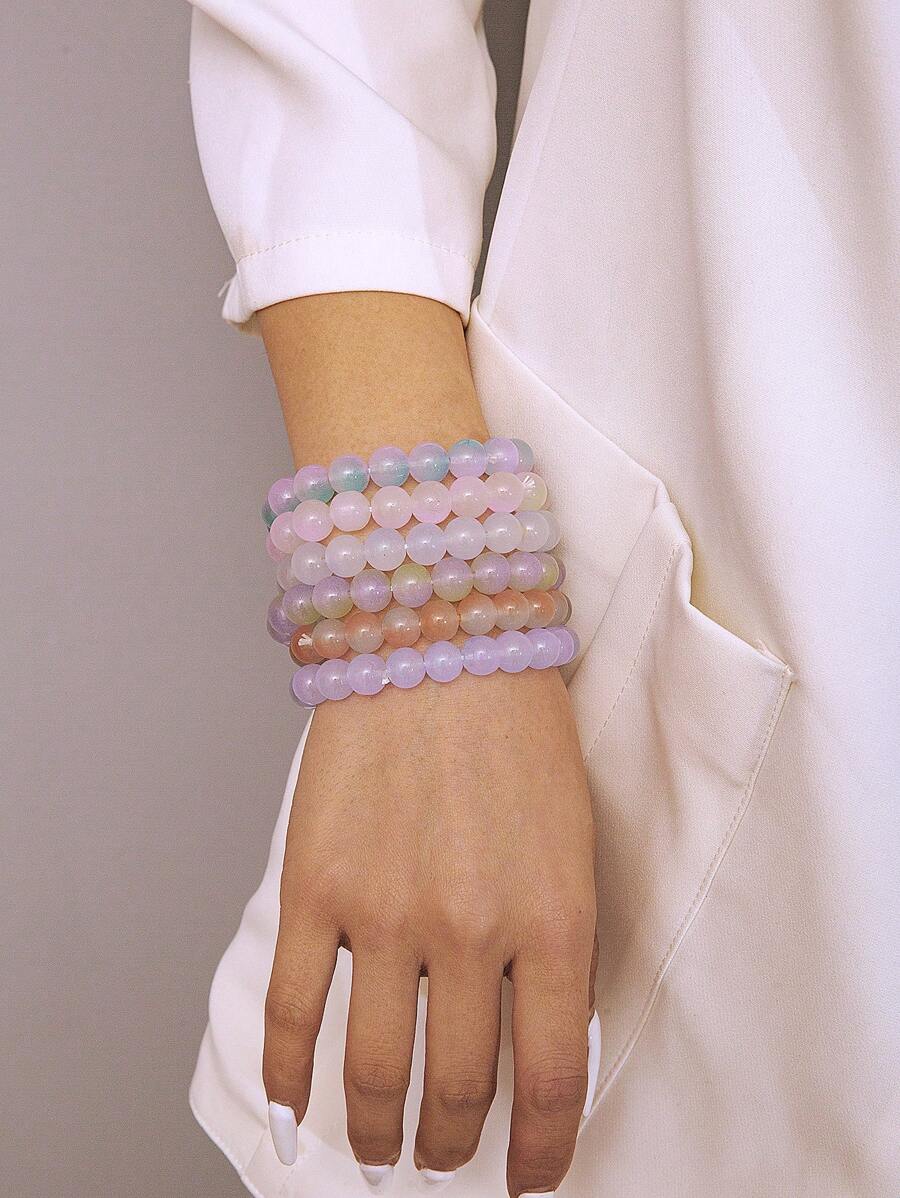 1入組波西米亞漸層串珠手鏈適合女士日常裝飾 - 彩色 - 查看 1