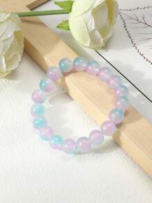 1入組波西米亞漸層串珠手鏈適合女士日常裝飾 - 彩色 - 查看 3